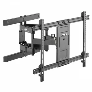 Sienas TV kronšteins MACLEAN MC-881 37–85", VESA līdz 600x400, slodze 60 kg, melns