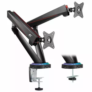 Monitor mount for 2 LCD monitors nano rs RS887 — for 17–32" screens, 2×8 kg (max 16 kg), VESA 75×75 & 100×100