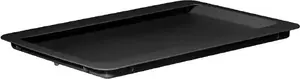 Lid for 20 L bin plast team AVEDORE, black, dimensions 340×246×21 mm, recycled material