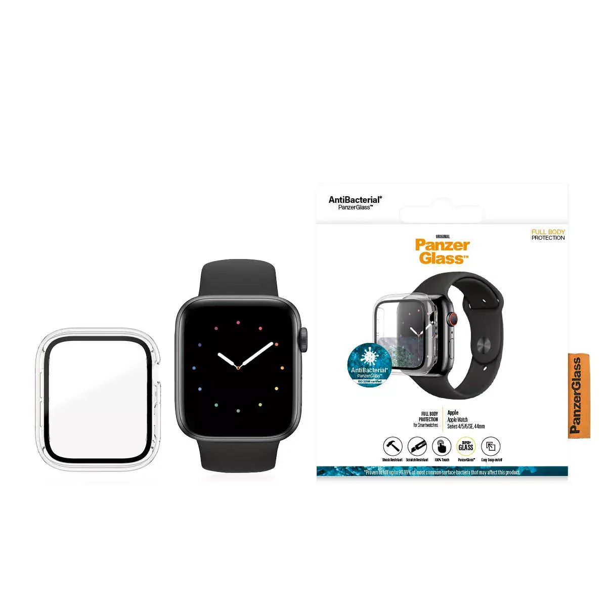 Ekrāna aizsargs PanzerGlass Apple Watch 4 5 6 SE 44mm Photo 3