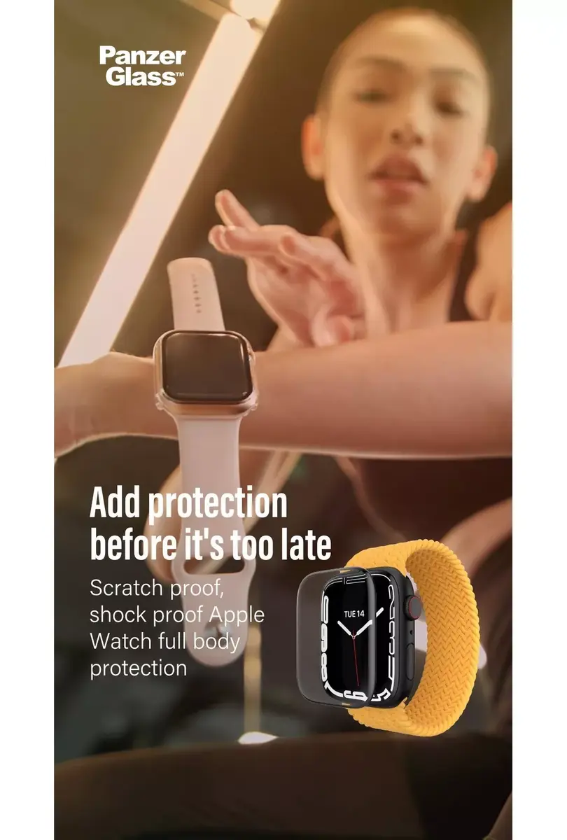 Aizsargstikls PanzerGlass Apple Watch 4 5 6 SE 44mm Photo 12
