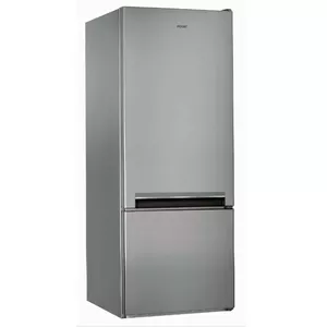 Polar POB 601E S Fridge-Freezer with Bottom-Placed Freezer Stainless Steel Energy Class F