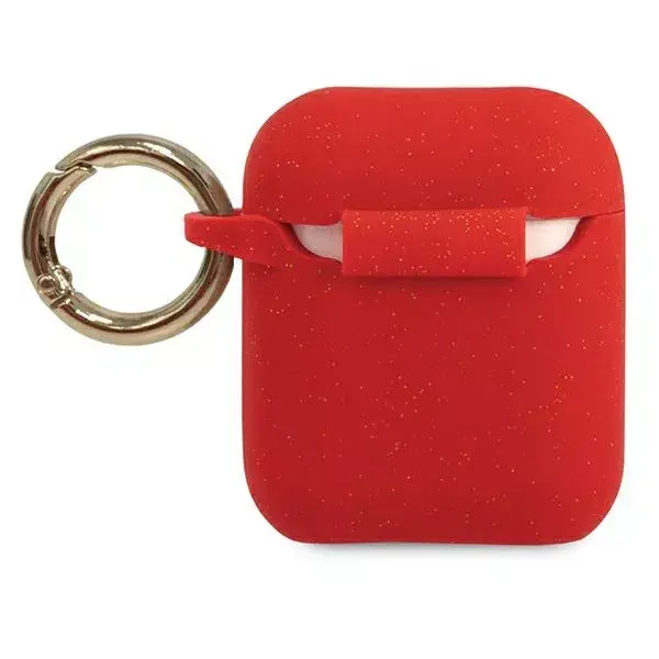 GUESS Silicone Case for Apple AirPods - Red Photo 4