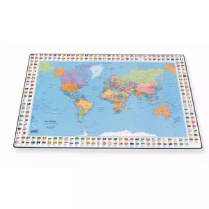 Bantex 100551500 board map World Political map