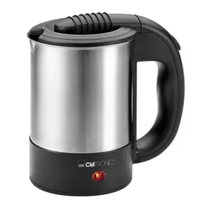 Electric kettle Clatronic 0.5 L 1000 W Black Stainless steel