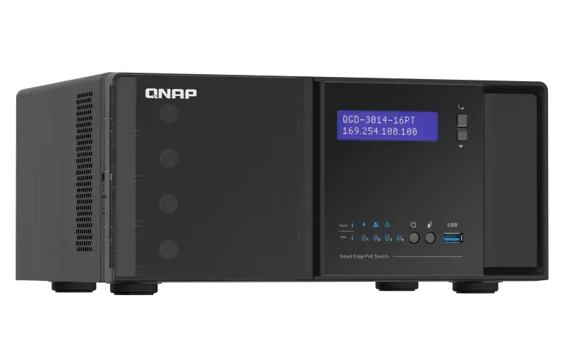 QNAP QGD-3014-16PT-8G Управляемый Gigabit PoE Photo 2