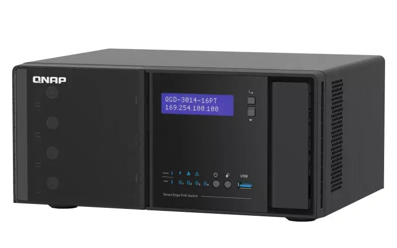 QNAP QGD-3014-16PT-8G Управляемый Gigabit PoE Photo 5
