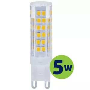 LED spuldze LEDUR PL-G9-21054, G9 pamatne, 5.5W, 500 lm, 2700K (silti balta)
