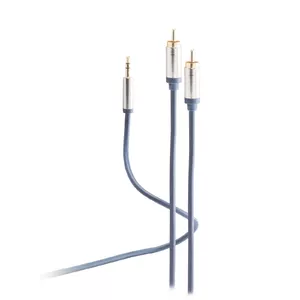 Audio cable Flexline FL31-32151 1.5m 3.5mm 2 x RCA Blue