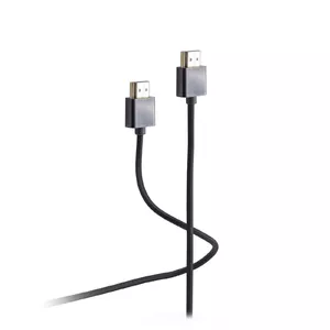 HDMI kabelis Flexline FL31-15035 2m Type A Male Melns Pelēks