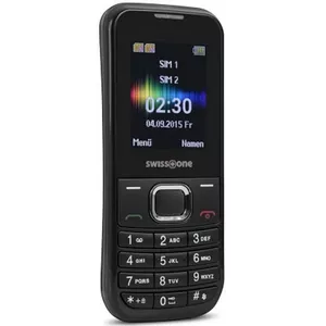 Swisstone SC 230 4.5 cm (1.77") Black Senior phone