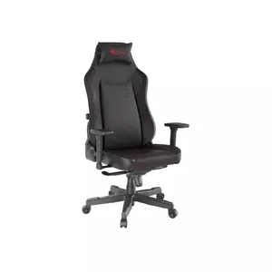 Padded seat chair GENESIS Nitro 890 Black Red height adjustable