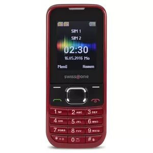 Swisstone SC 230 4.5 cm (1.77") 63 g Red Entry-level phone