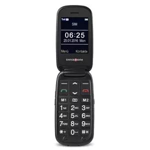 Swisstone BBM 625 6.1 cm (2.4") Black, Silver Entry-level phone