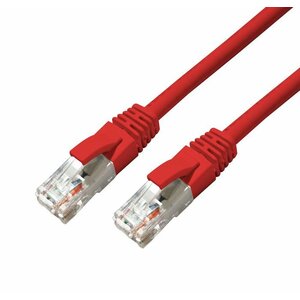 Microconnect MC-UTP6A005R networking cable Red 0.5 m Cat6a U/UTP (UTP)
