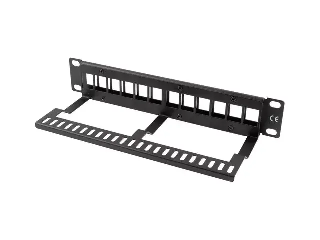 Stendera bloks LANBERG PPKS-9112-B 1U 12 porti Photo 2