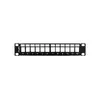 Stendera bloks LANBERG PPKS-9112-B 1U 12 porti Photo 3