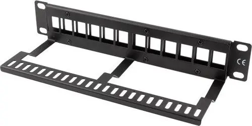 Rack blanking panel LANBERG PPKS-9112-B 1U 12-port Photo 5