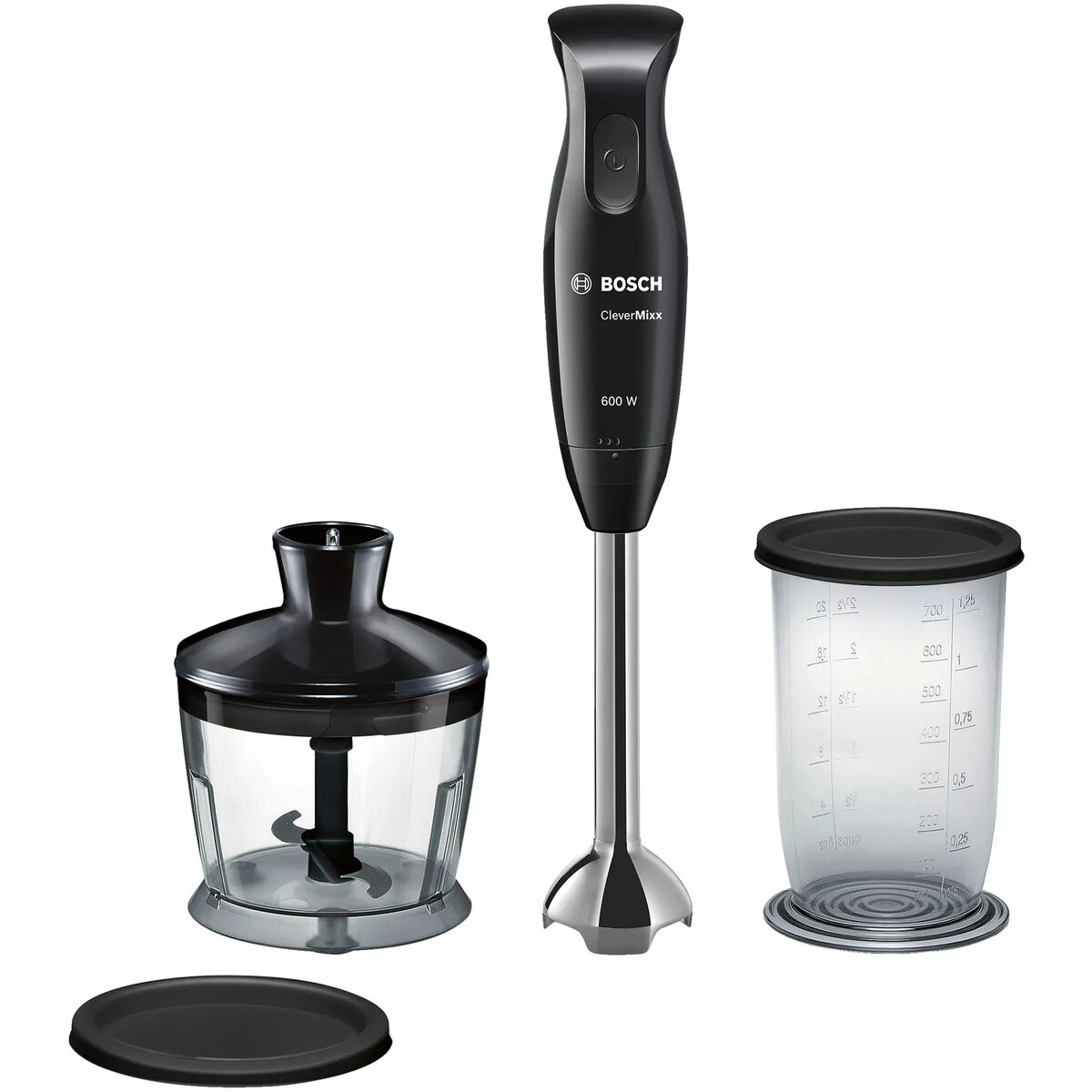 Galda blenderis Bosch MSM2620B Melns Caurspīdīgs