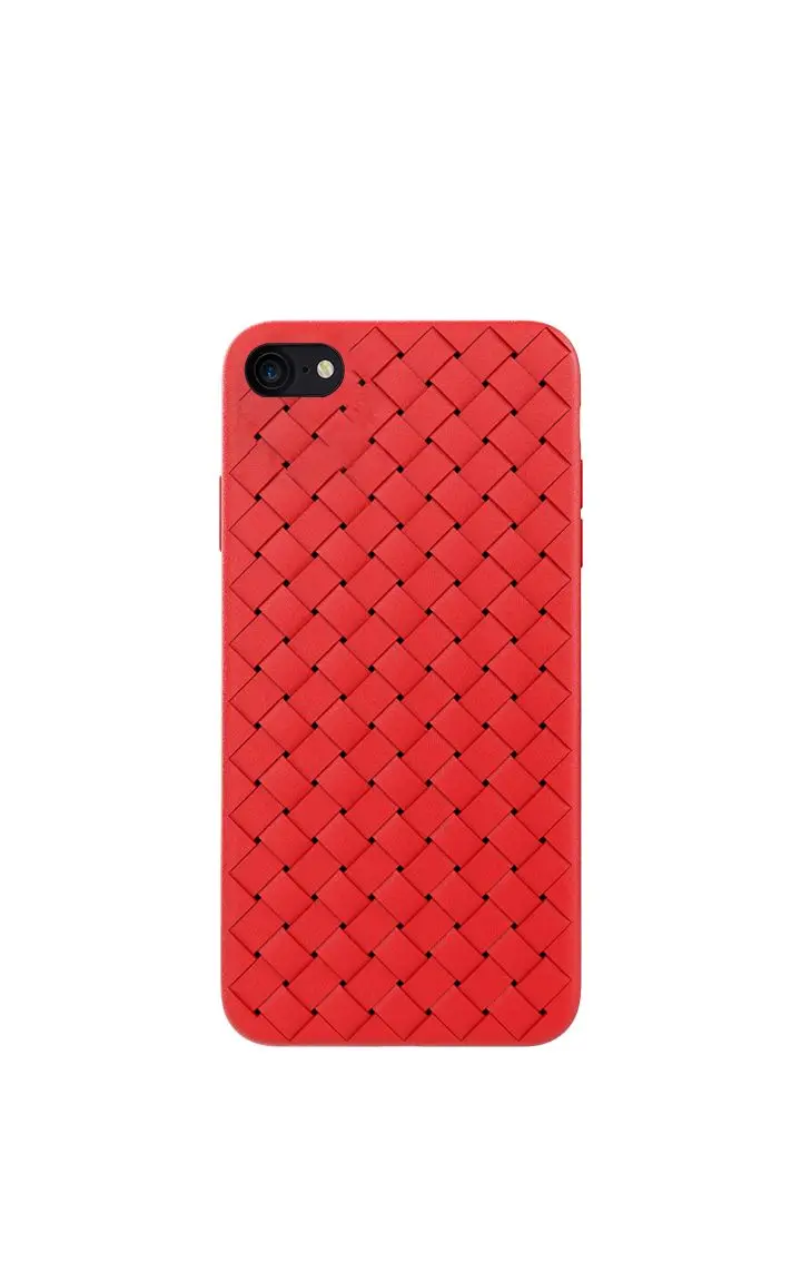 Mīksts Devia maciņš iPhone SE2 sarkanā