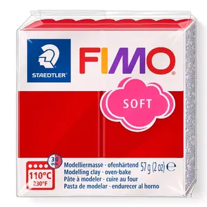 Modeling clay FIMO 8020 by Staedtler — 57 g, red, single pack