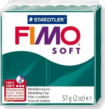 Modelēšanas māls Staedtler FIMO soft 56 g Zaļš Photo 2