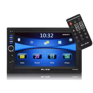 Car radio BLOW AVH-9810 2DIN 7" multimedia player — Bluetooth 5.0, USB, MicroSD, 7-inch display, 50W RMS, FM