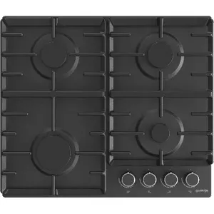 Gorenje G642AB plīts virsmas sildelements Melns Iebūvēts 60 cm Gāzes 4 zone(s)