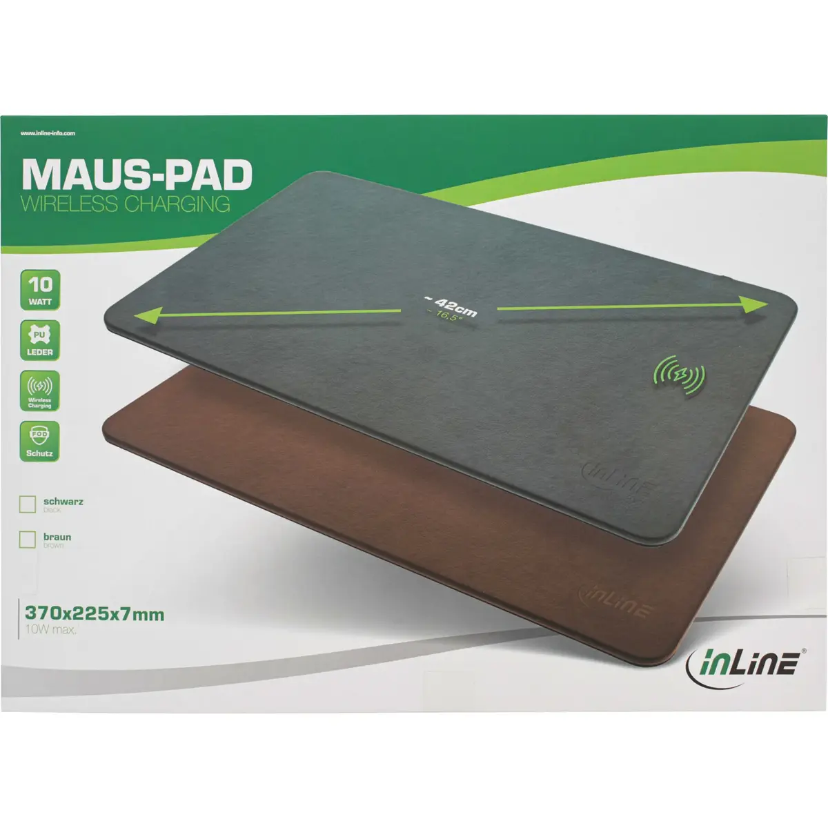 InLine 55495 Mouse Pad with Wireless Charging Photo 5