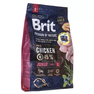 Brit Premium by Nature Junior L Puppy Chicken 3 kg