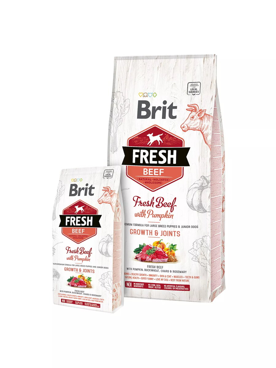 Suņu barība Brit Fresh Beef with