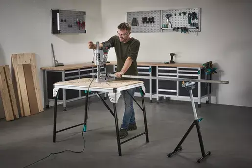 Portable workbench Wolfcraft MASTER work 1600 Photo 7