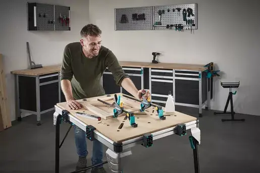 Portable workbench Wolfcraft MASTER work 1600 Photo 8