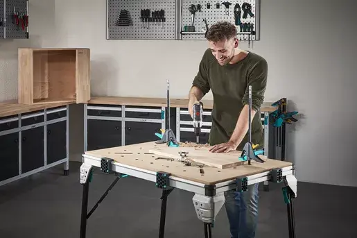 Portable workbench Wolfcraft MASTER work 1600 Photo 9
