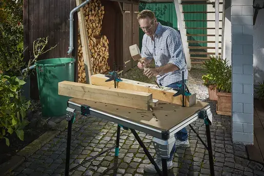Portable workbench Wolfcraft MASTER work 1600 Photo 13