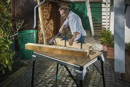 Portable workbench Wolfcraft MASTER work 1600 Photo 14