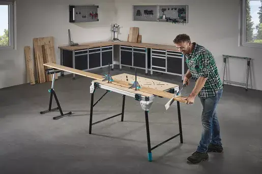 Portable workbench Wolfcraft MASTER work 1600 Photo 31