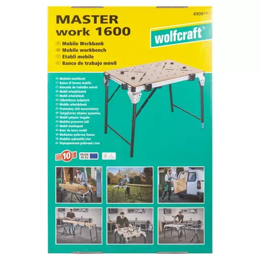 Portable workbench Wolfcraft MASTER work 1600 Photo 32