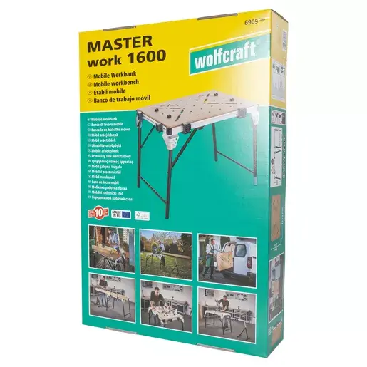 Portable workbench Wolfcraft MASTER work 1600 Photo 33