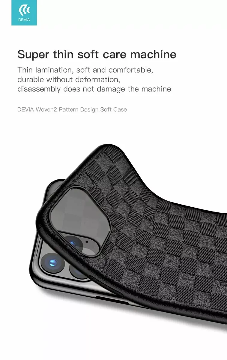 Soft case Devia Woven2 for iPhone 11 Pro Max Photo 2