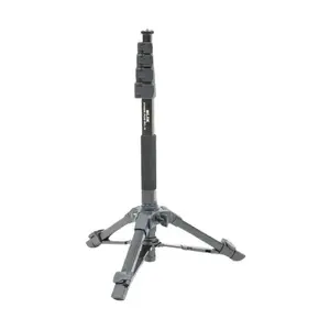 Ricoh StandPod Slik PC-5 tripod for digital and film cameras with 3 legs and 1700 mm maximum height, black and grey