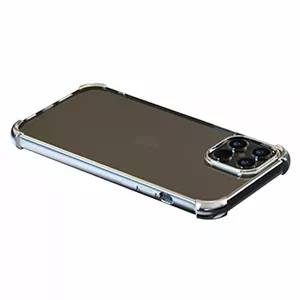 Soft case Devia for iPhone 12 Pro Max — shockproof glitter silver