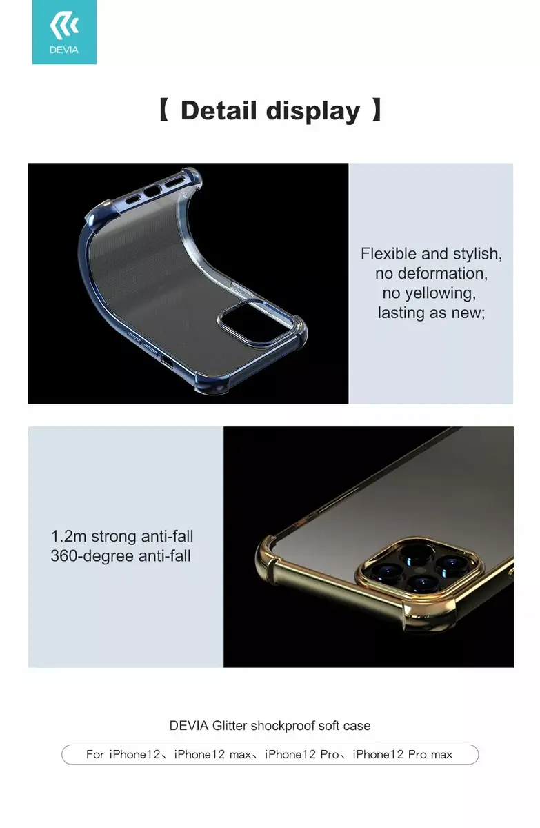 Devia soft shockproof case for iPhone 12 Pro Max Photo 4