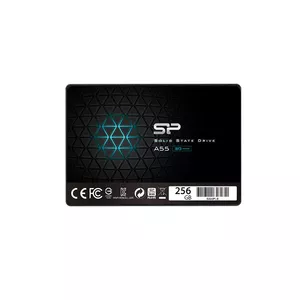 Silicon Power 256GB SSD 3D NAND A55 SLC Cache Performance Boost SATA III 2.5" Internal Solid State Drive (SP256GBSS3A55S25)