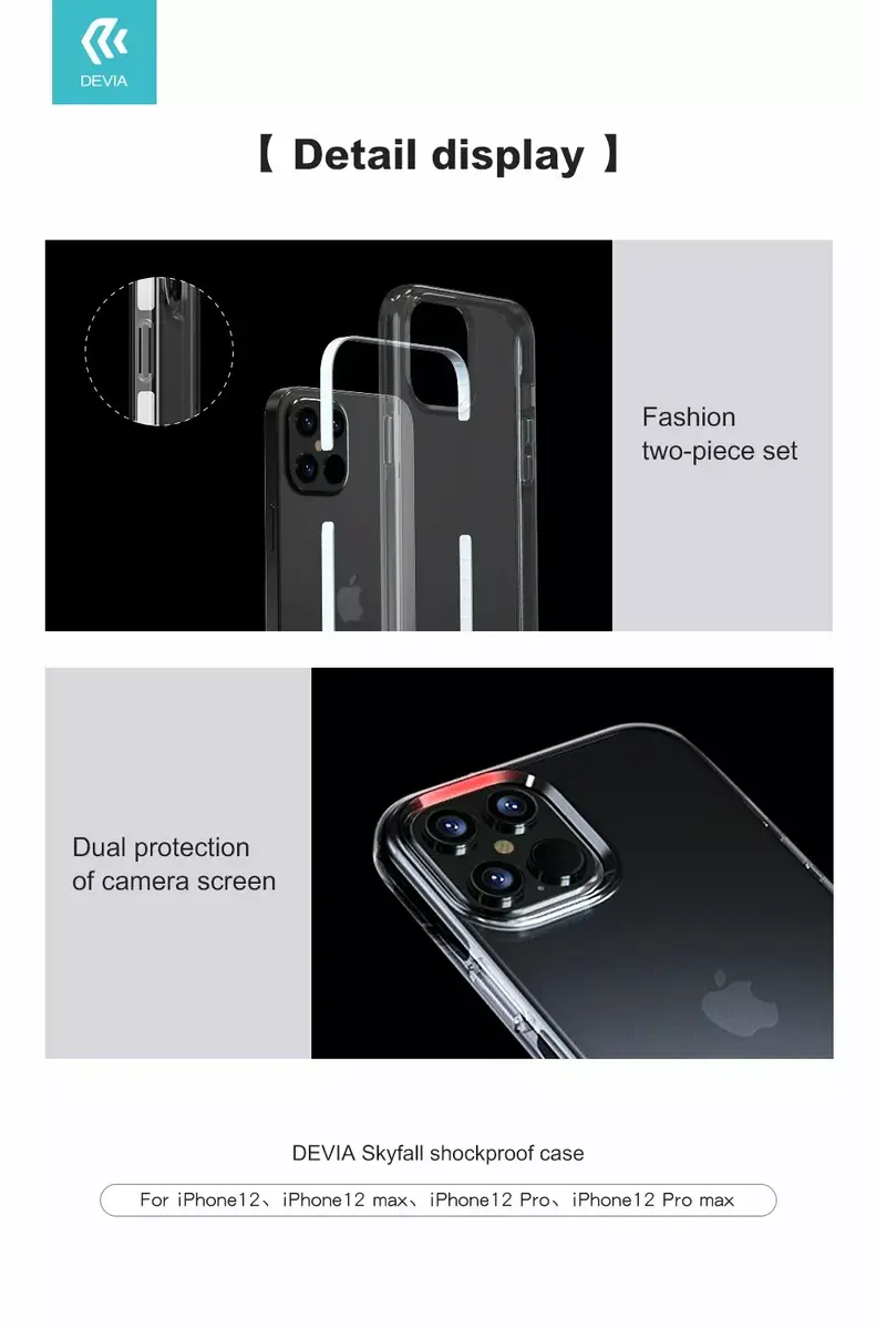 Devia Skyfall shockproof case for iPhone 12 Pro Max Photo 3