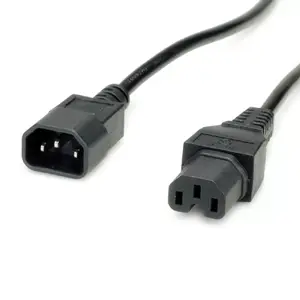 Power cable VALUE 19.99.1123 Black 3 m C14 C15 coupler