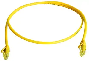 Патч‑корд Telegärtner Cat6 U/UTP, RJ-45—RJ-45, 25 м, жёлтый