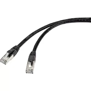 Сетевой кабель Renkforce RF-4538206 75м Cat6a S/FTP Черный