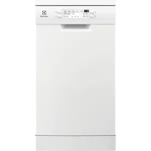 Electrolux ESS42200SW Freestanding Slimline Dishwasher 9 Place Settings White 49 dB Energy Class E AirDry