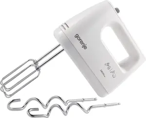 Gorenje M360CW Hand Mixer White 345 W 5 Speeds Turbo Variable Speed Dishwasher-Proof Parts